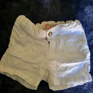 Bonpoint White Kids Cotton Shorts